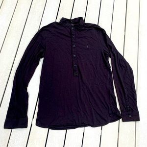 Men’s all Saints casual polo style shirt